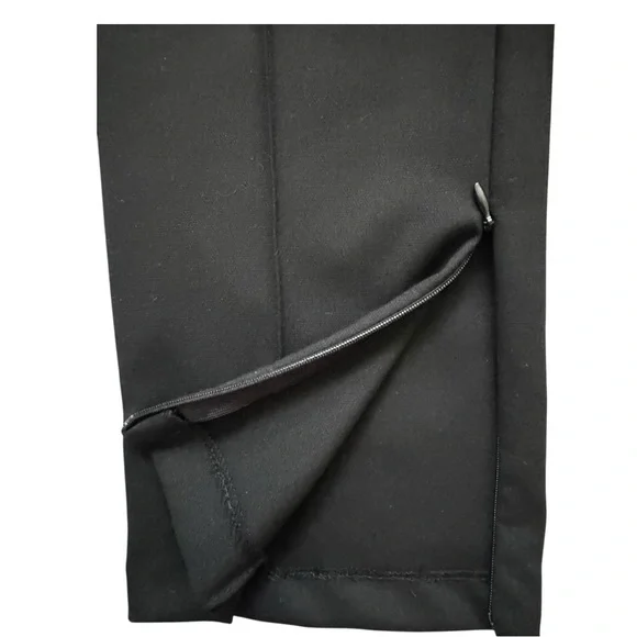 ZARA High Waist Slit Leggings Pants Black Size M NWT - Picture 5 of 7